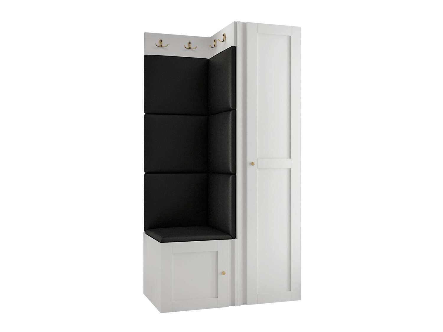 Ensemble de meubles d’entrée Hartford 381 (Faux cuir Soft 011)