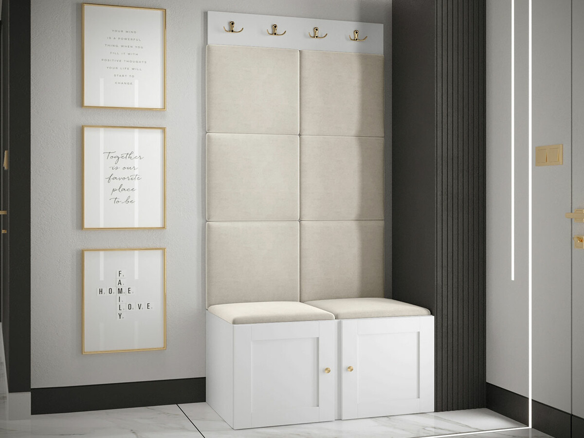 Meuble d'entrée Hartford 375 (Blanc)