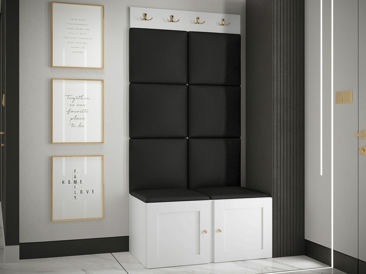 Meuble d'entrée Hartford 375 (Faux cuir Soft 011)