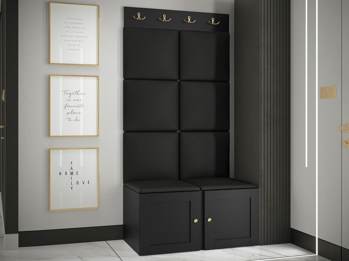 Meuble d'entrée Hartford 375 (Faux cuir Soft 011)