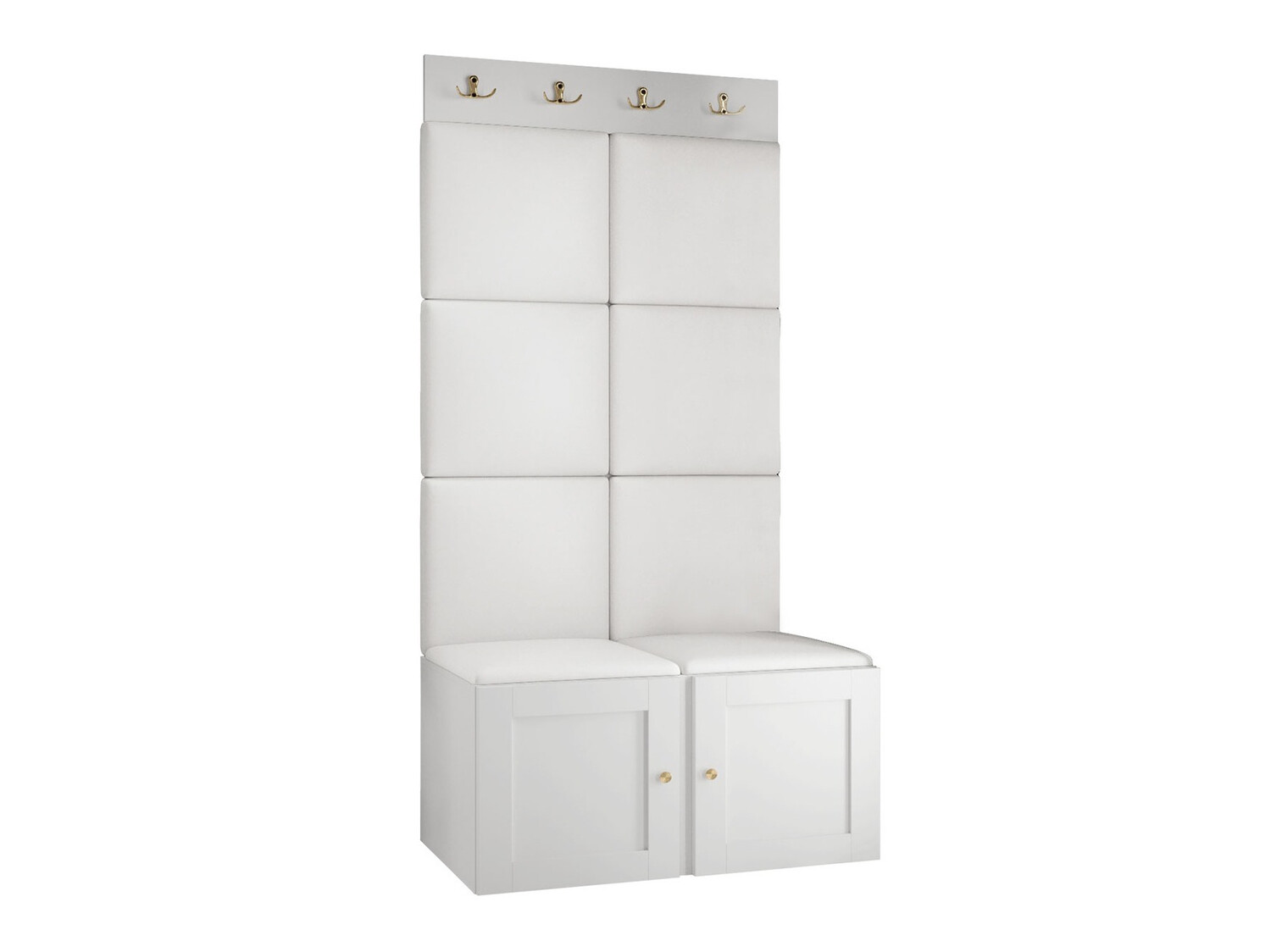 Meuble d'entrée Hartford 375 (Faux cuir Soft 017)