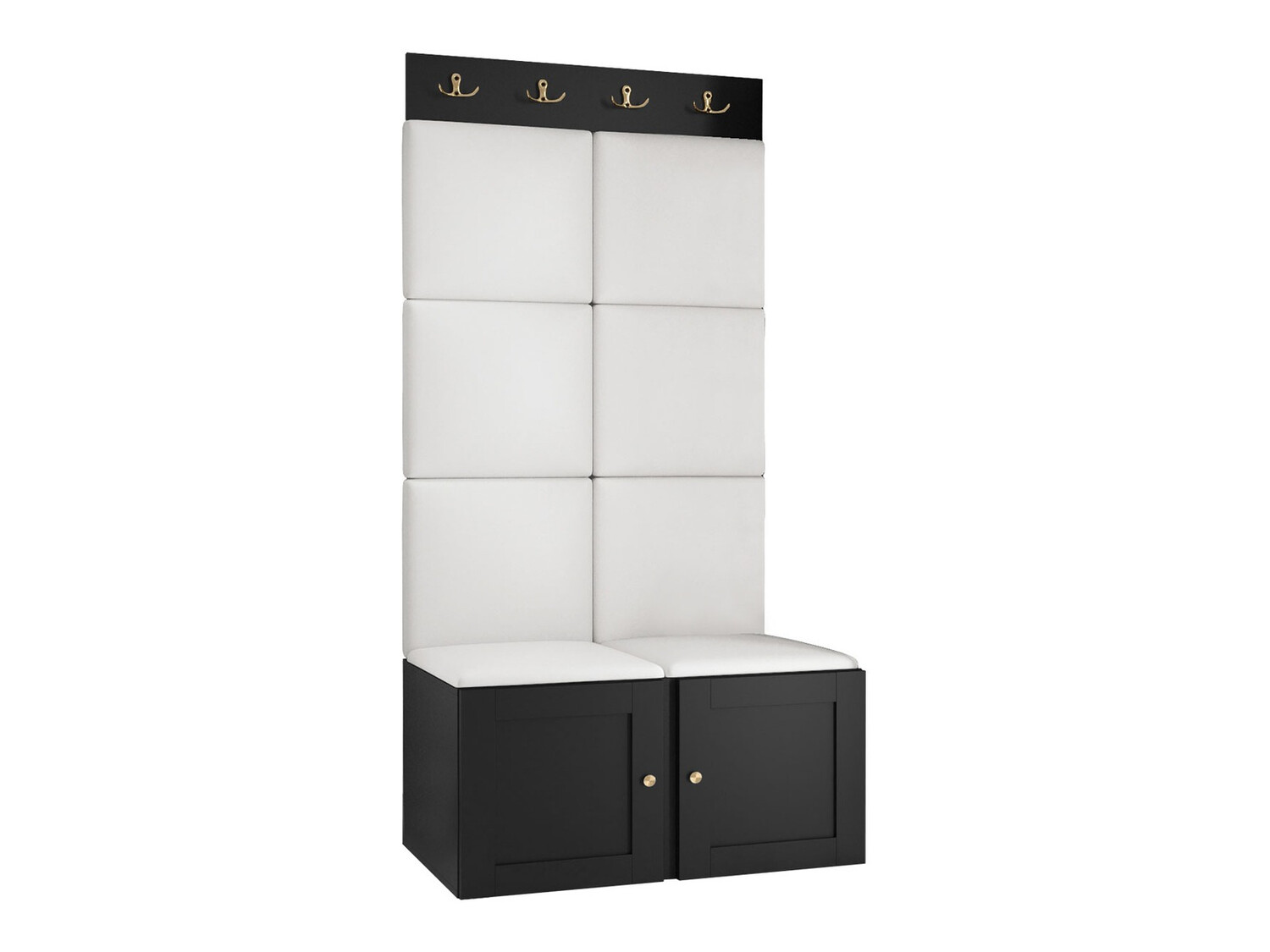 Meuble d'entrée Hartford 375 (Faux cuir Soft 017)