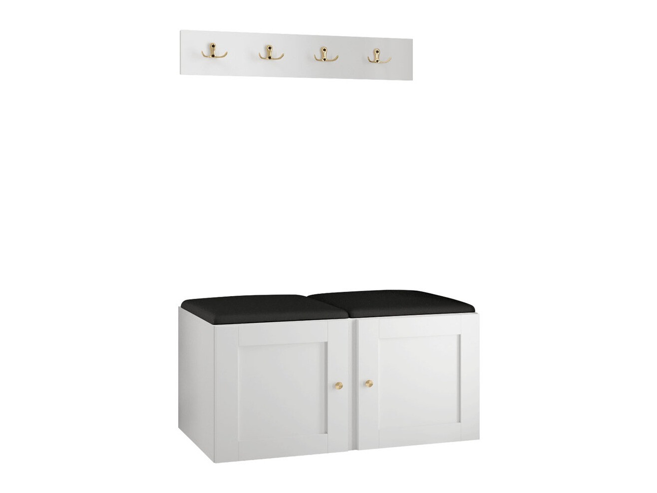 Meuble d'entrée Hartford 376 (Faux cuir Soft 011)