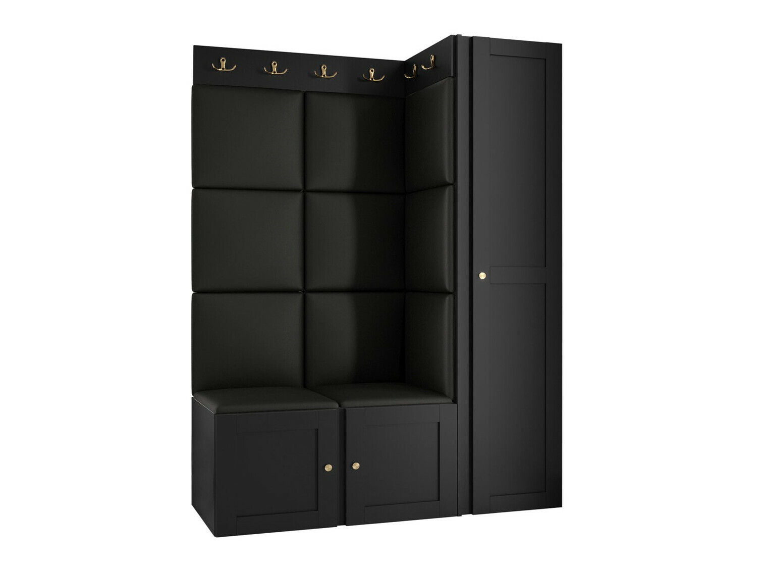 Meuble d'entrée Hartford 377 (Faux cuir Soft 011)