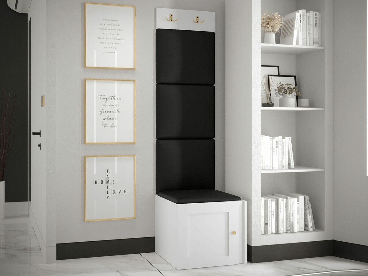 Meuble d'entrée Hartford 378 (Faux cuir Soft 011)