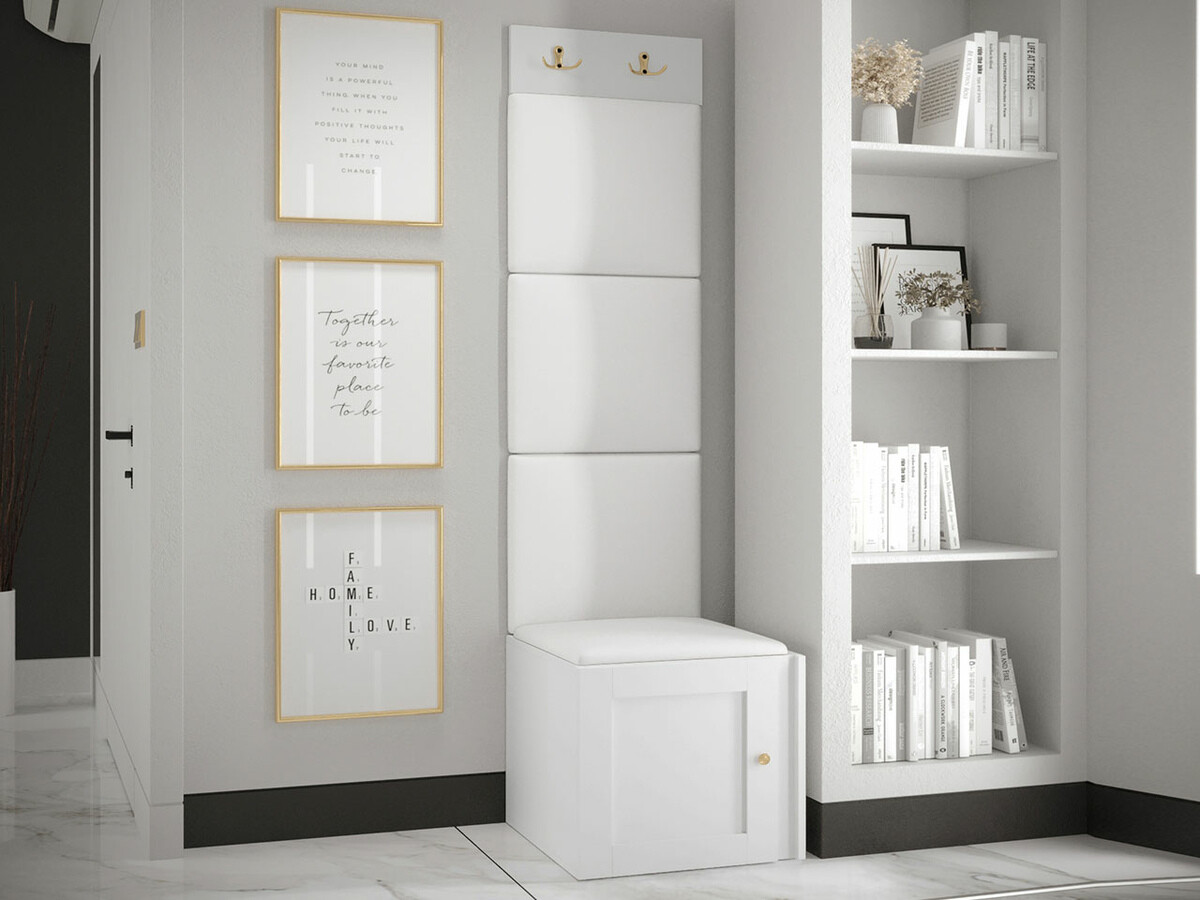 Meuble d'entrée Hartford 378 (Faux cuir Soft 017)