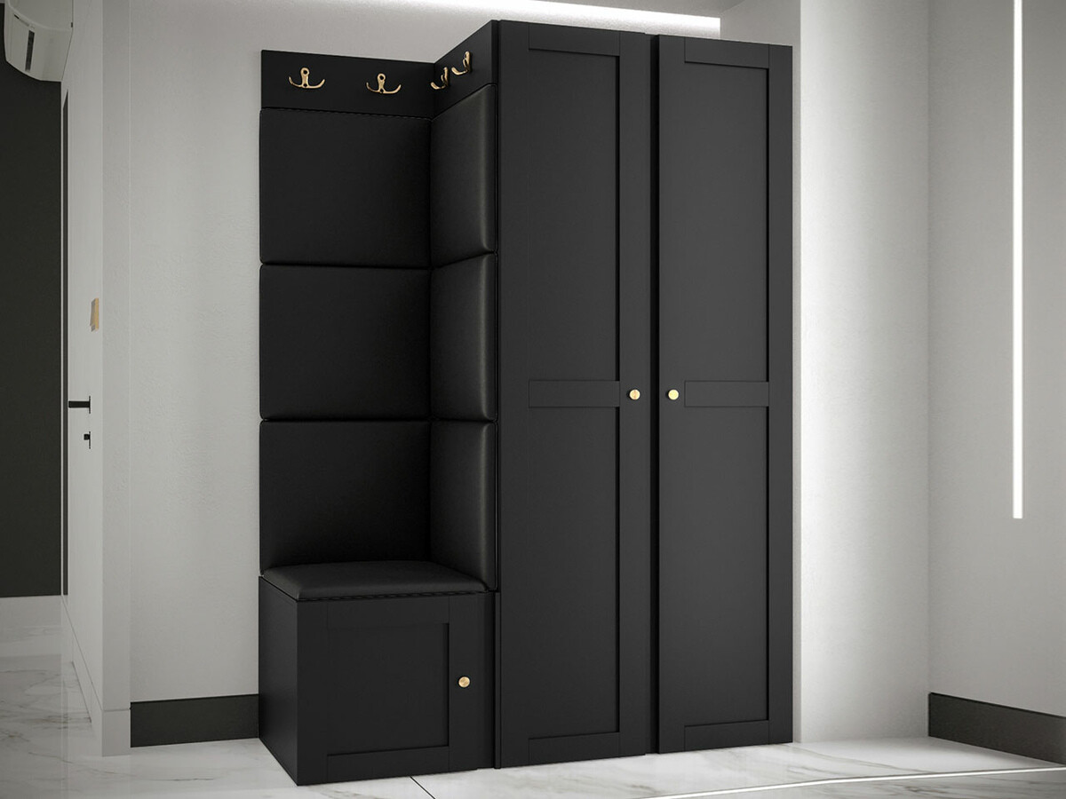 Meuble d'entrée Hartford 379 (Faux cuir Soft 011)