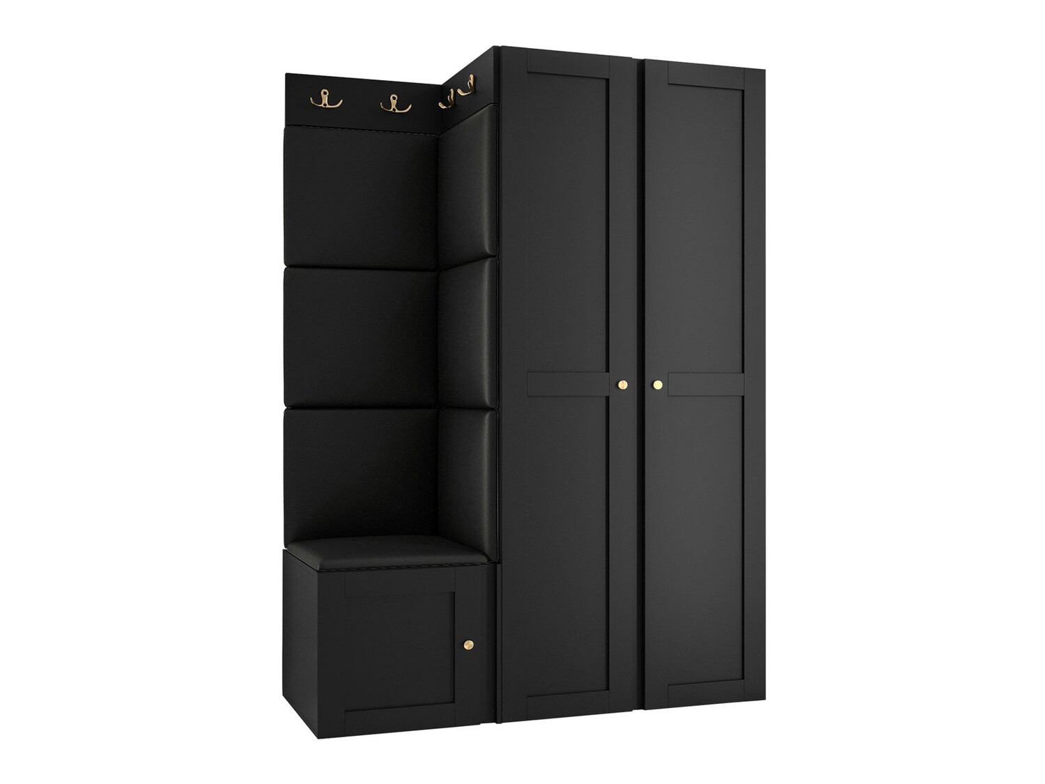 Meuble d'entrée Hartford 379 (Faux cuir Soft 011)