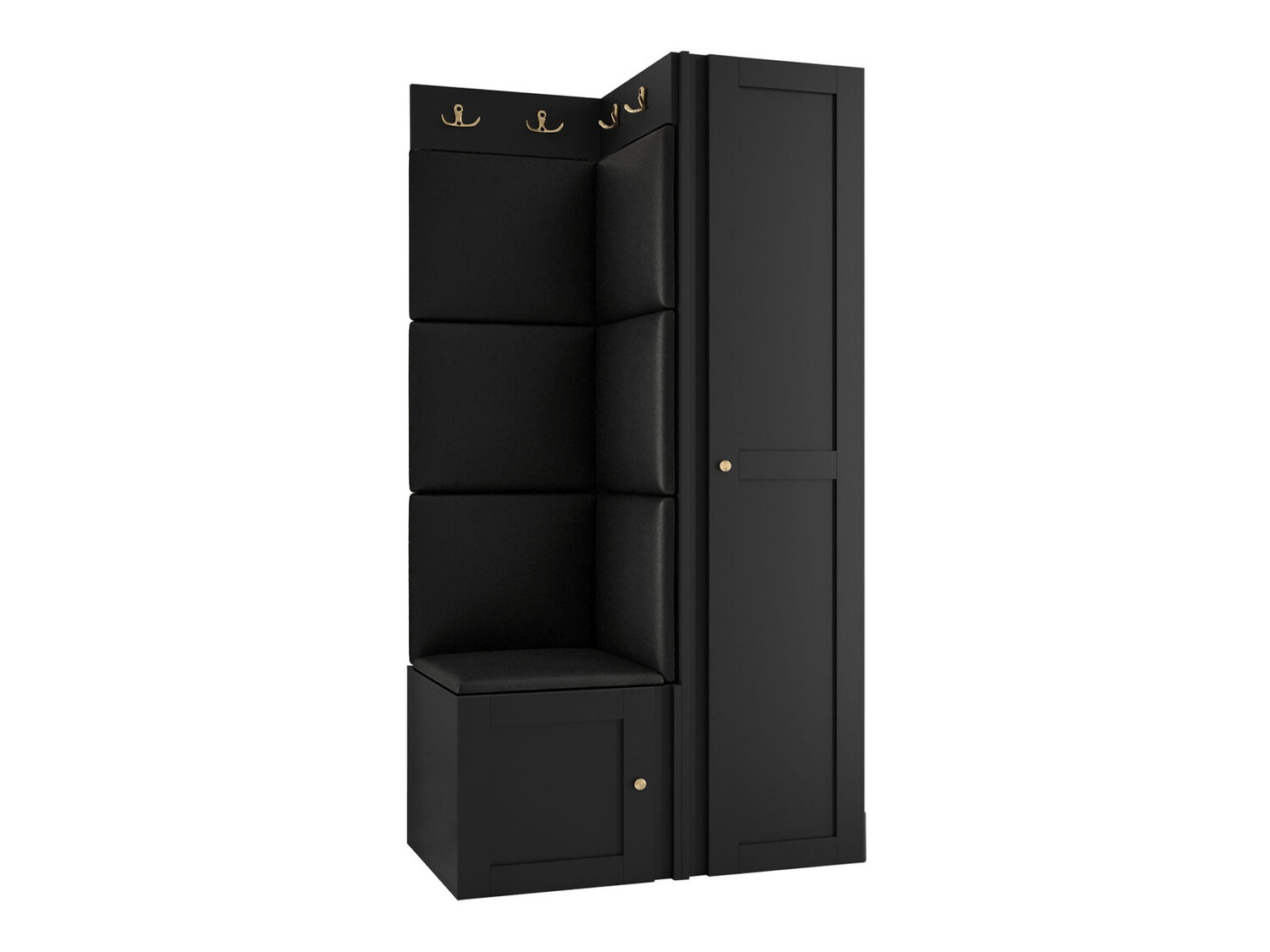 Meuble d'entrée Hartford 381 (Faux cuir Soft 011)