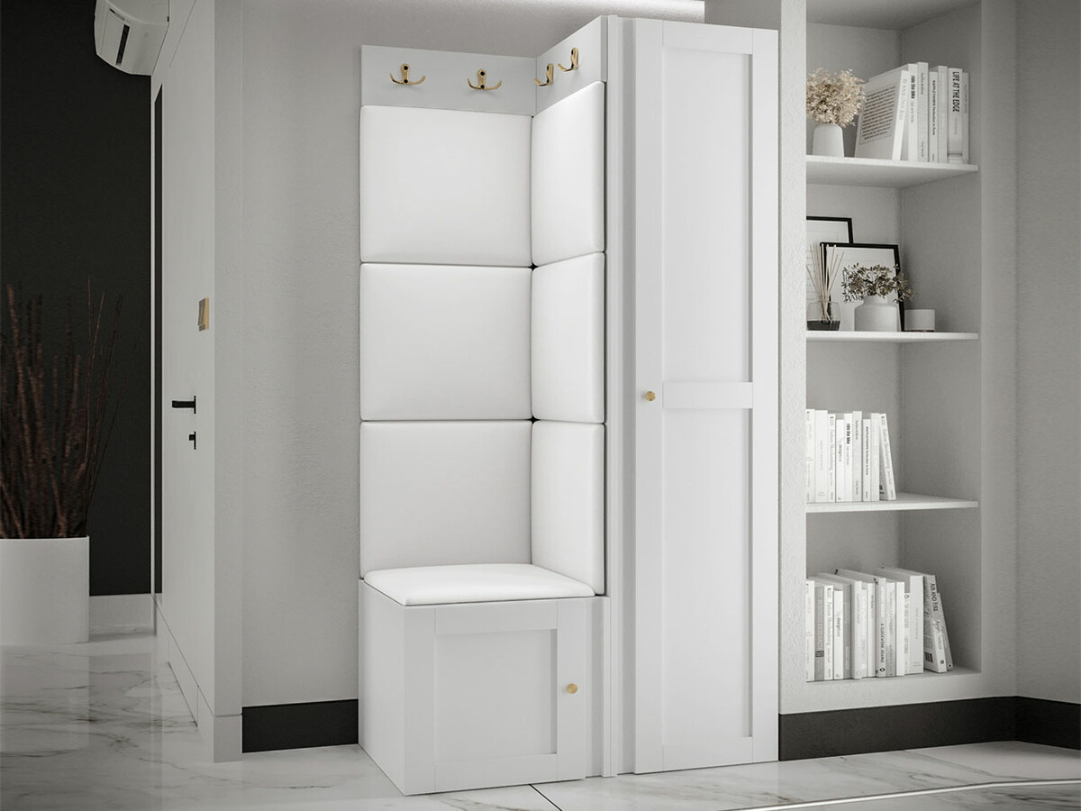 Meuble d'entrée Hartford 381 (Faux cuir Soft 017)