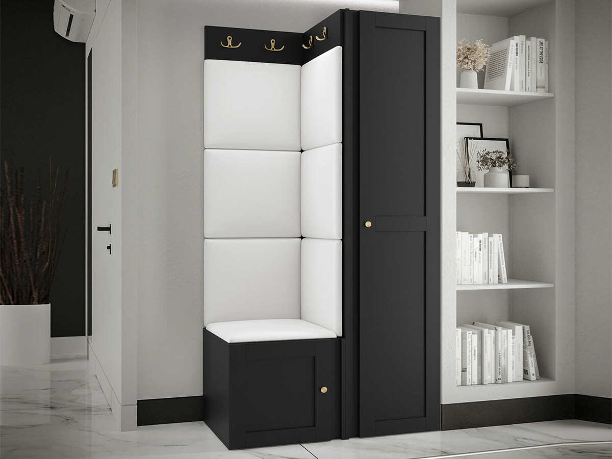 Meuble d'entrée Hartford 381 (Faux cuir Soft 017)