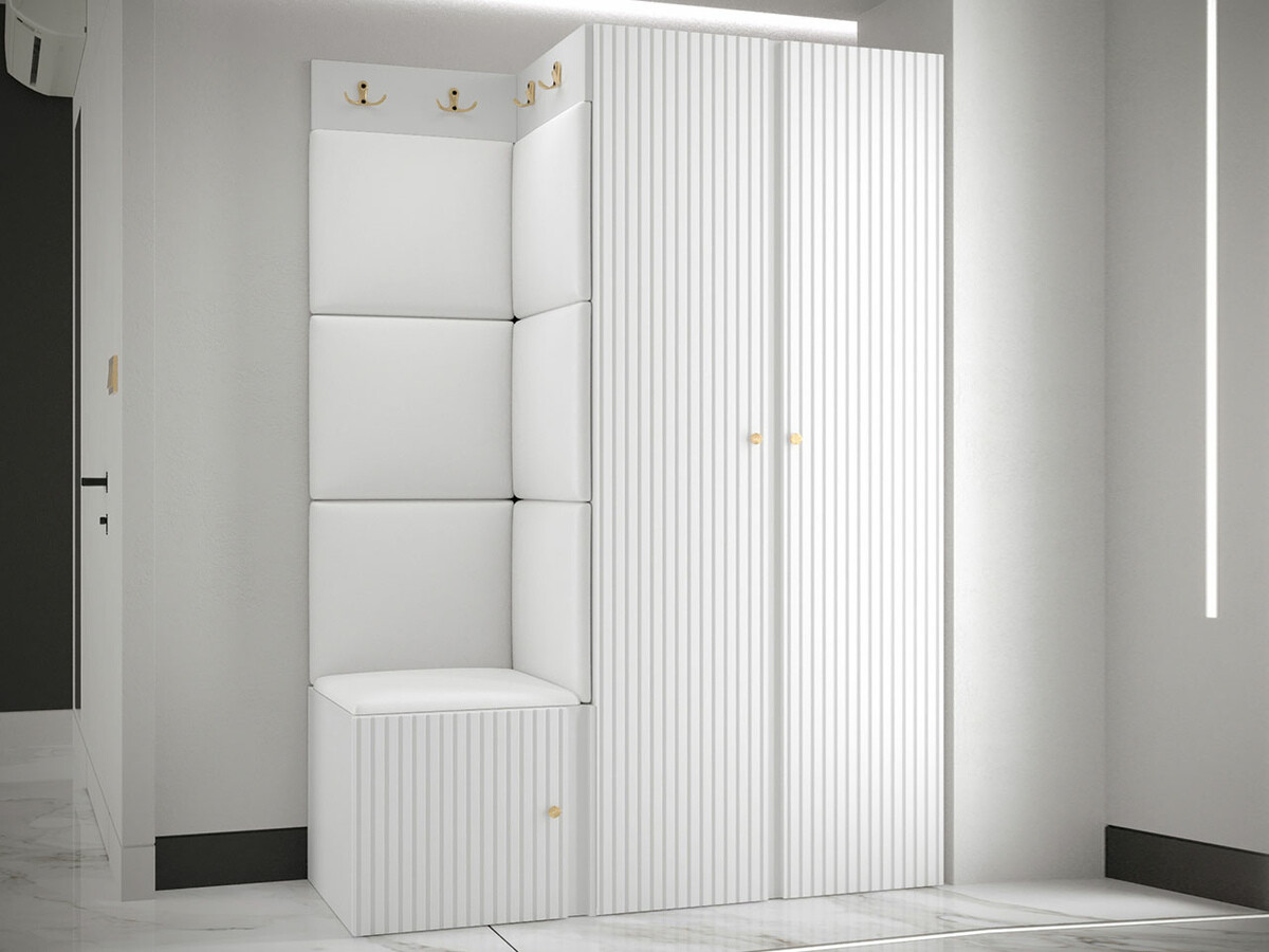 Meuble d'entrée Hartford 387 (Faux cuir Soft 017)