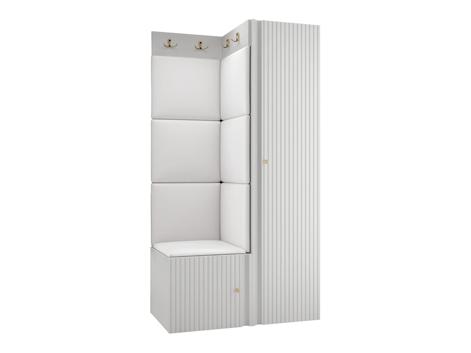 Ensemble de meubles d’entrée Hartford 390 (Faux cuir Soft 017)