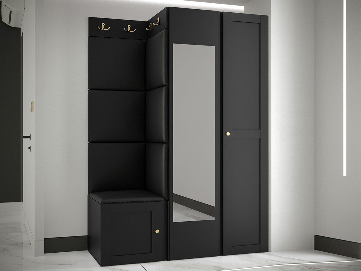 Meuble d'entrée Hartford 380 (Faux cuir Soft 011)
