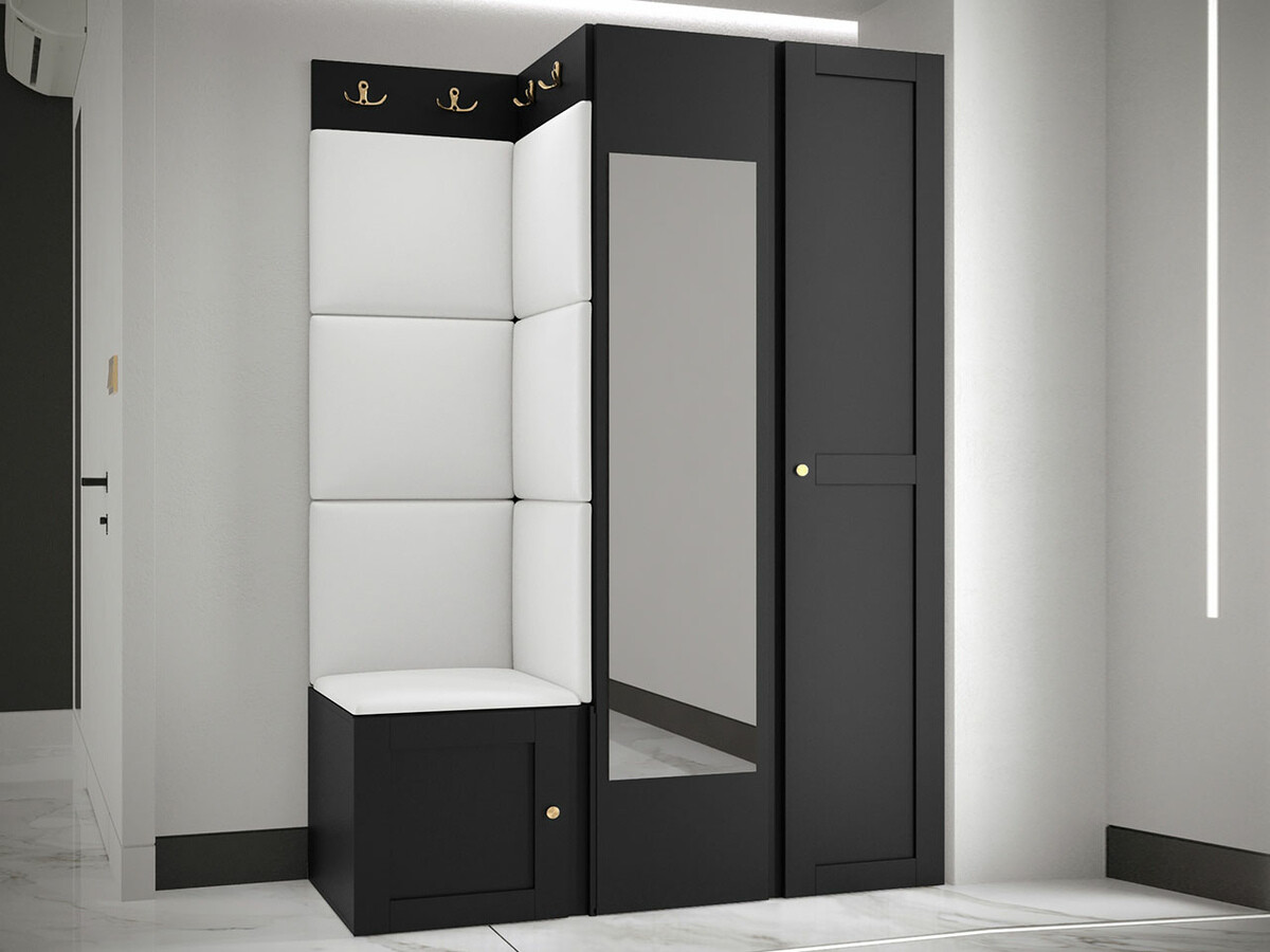 Meuble d'entrée Hartford 380 (Faux cuir Soft 017)