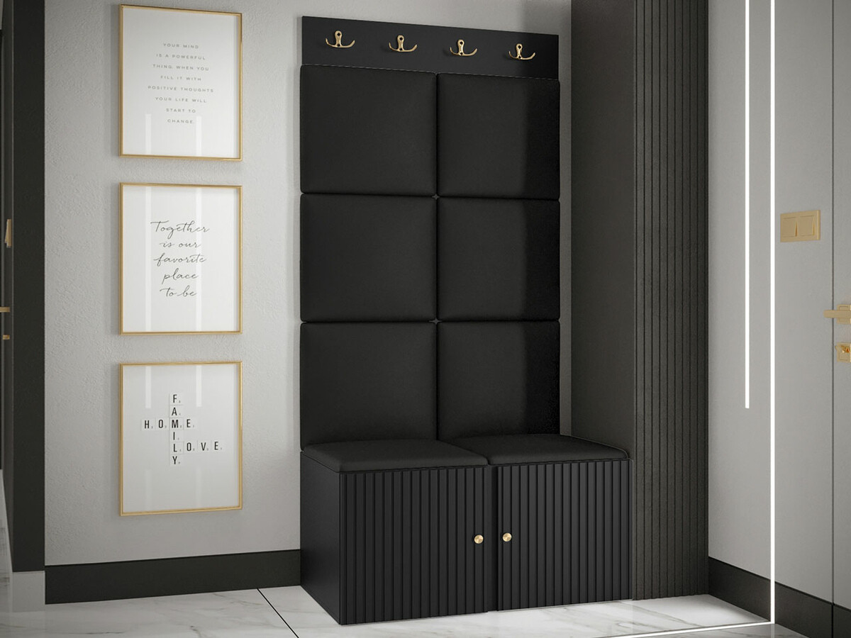 Meuble d'entrée Hartford 383 (Faux cuir Soft 011)