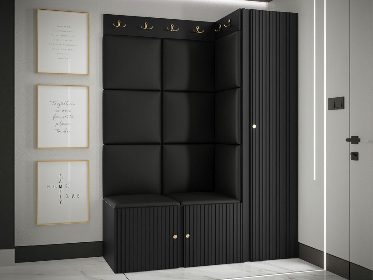 Meuble d'entrée Hartford 385 (Faux cuir Soft 011)