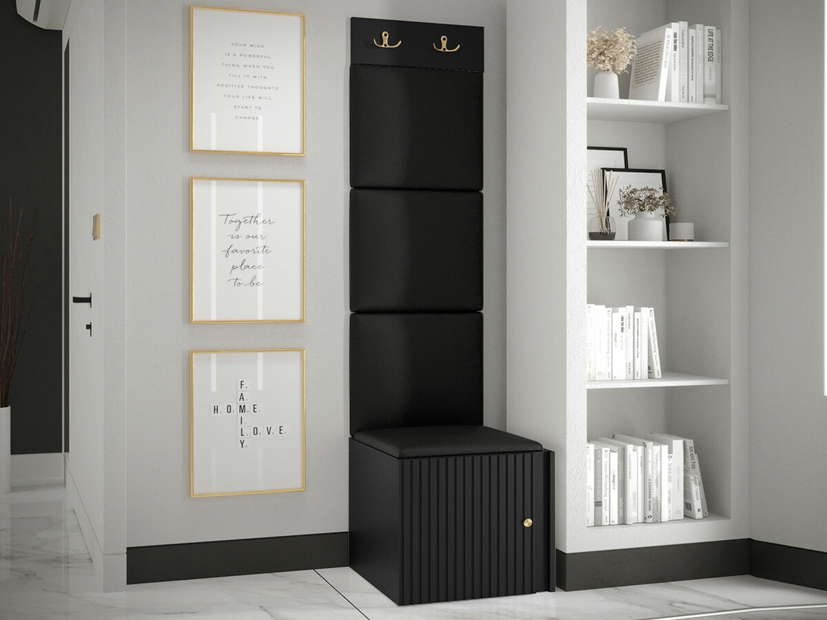Meuble d'entrée Hartford 386 (Faux cuir Soft 011)