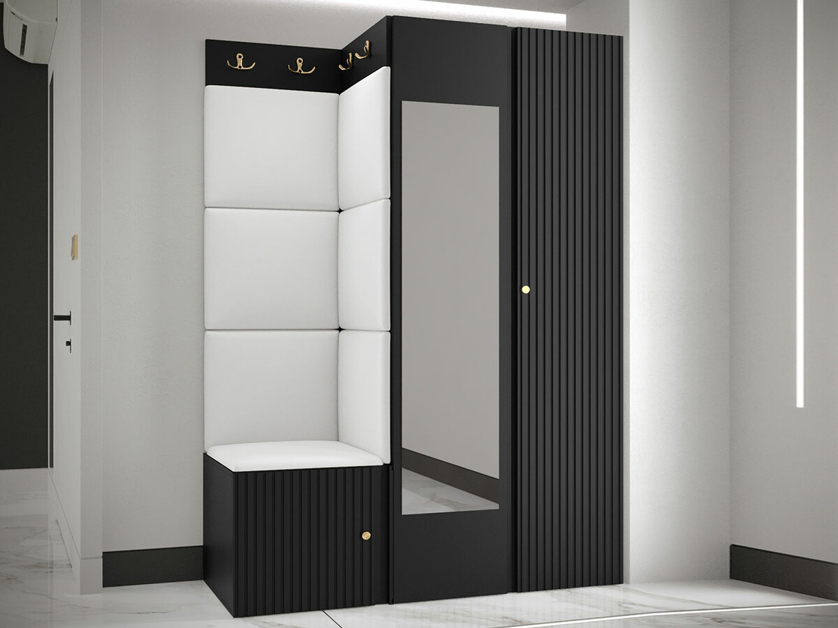 Meuble d'entrée Hartford 388 (Faux cuir Soft 017)