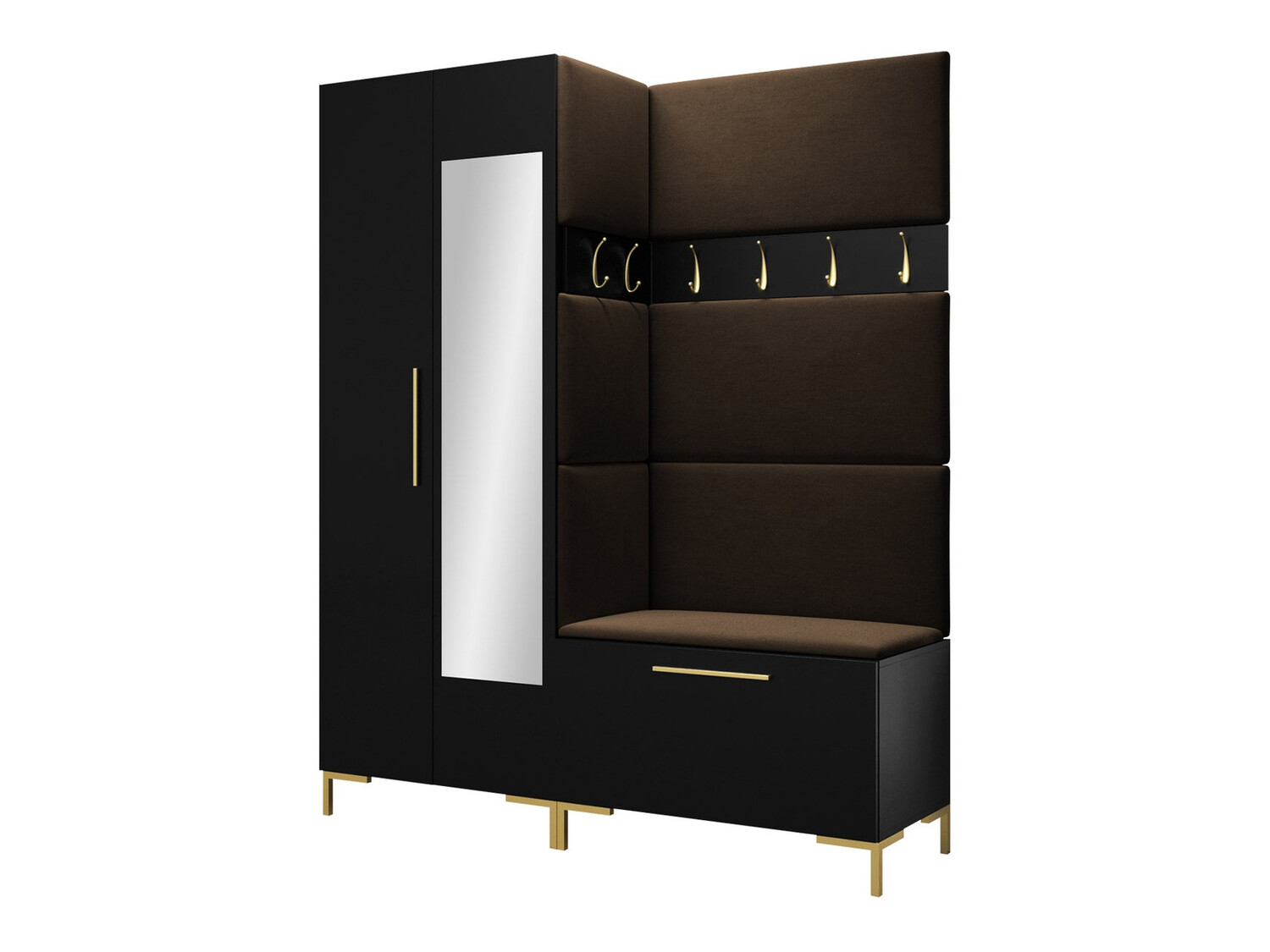 Meuble d'entrée Nomal IX (Noir)