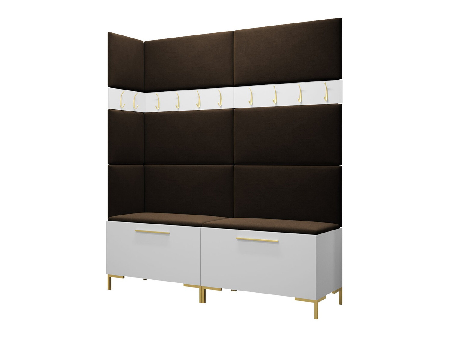 Meuble d'entrée Nomal V (Blanc)