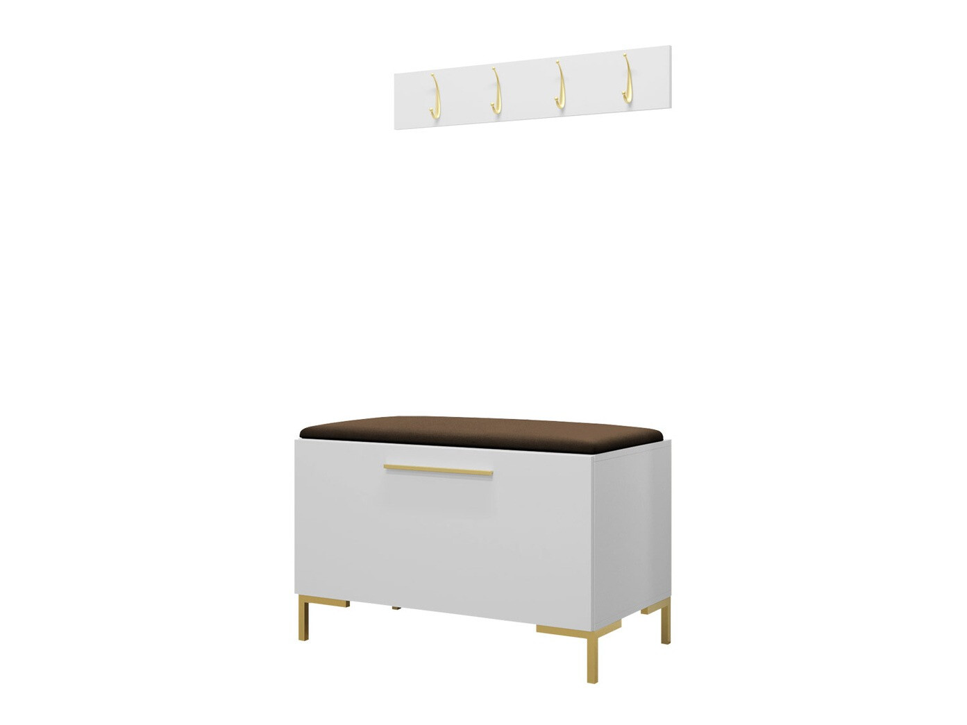 Meuble d'entrée Nomal VIII (Blanc)