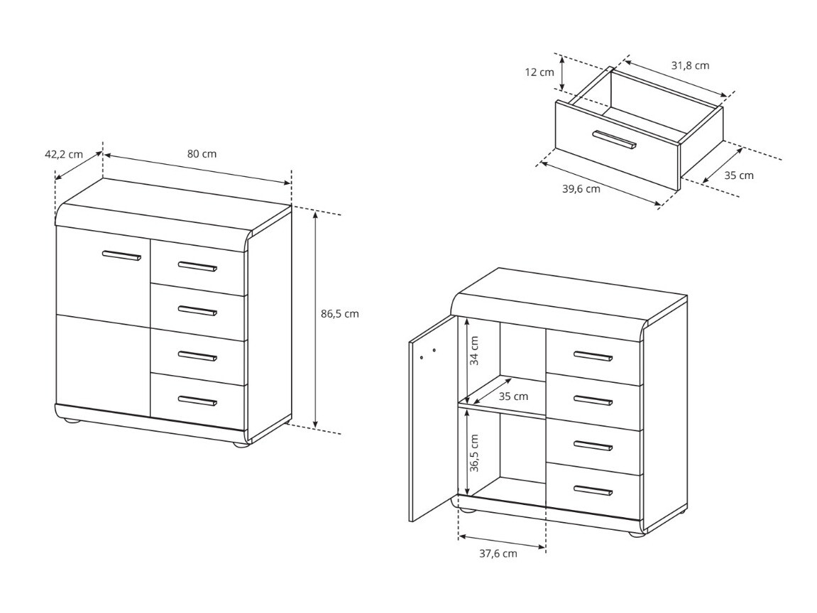 Commode Evarleve 111