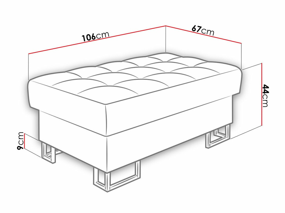 Banc rembourré Comfivo Anima (Fresh 11)
