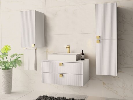 Ensemble de salle de bain Orlvera 105 (Blanc)