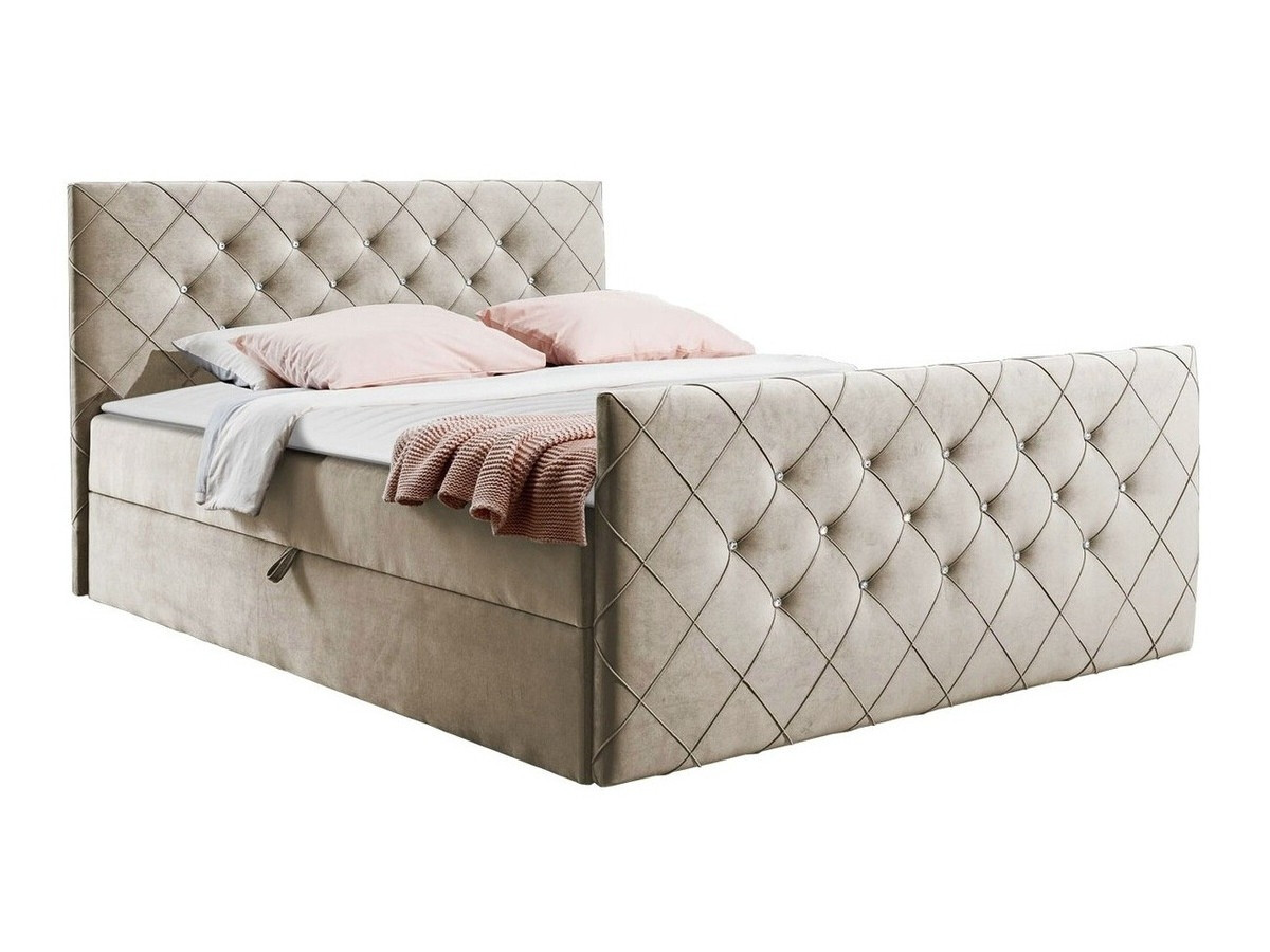 Lit boxspring Baltimore 158 (Amor Velvet 4303)