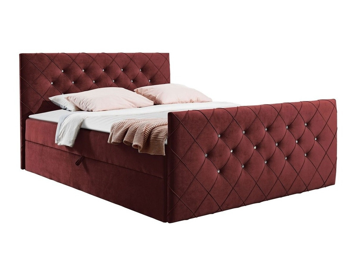Lit boxspring Baltimore 158 (Amor Velvet 4306)