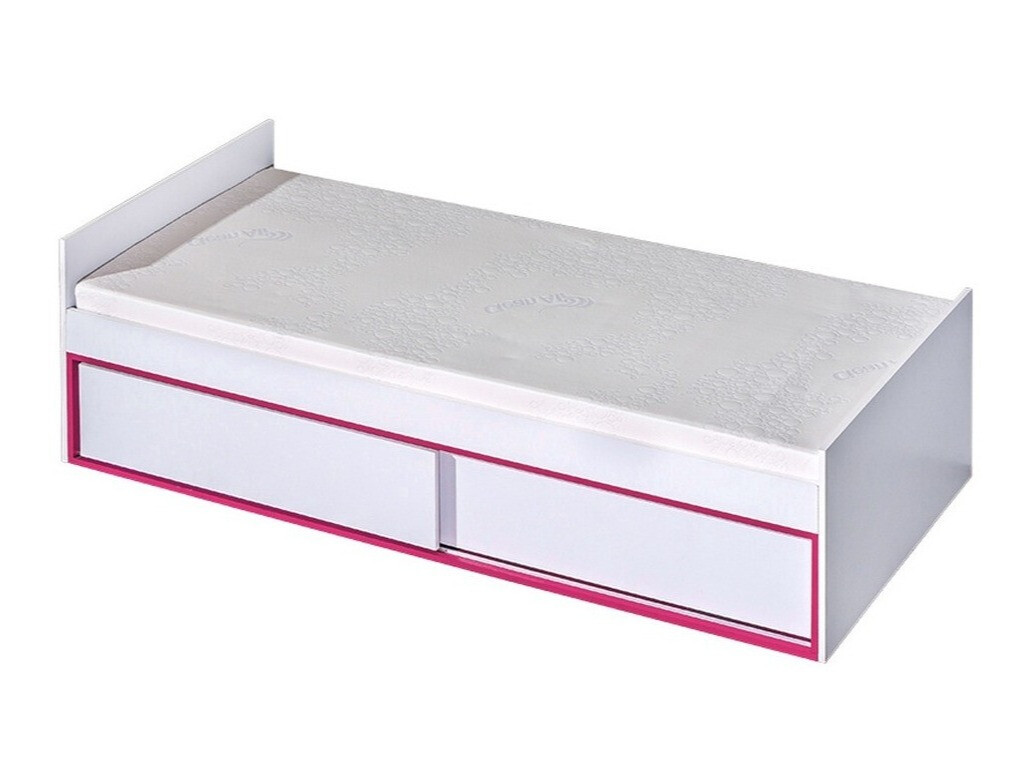 Lit Lorlare 114 (Blanc + Rose)