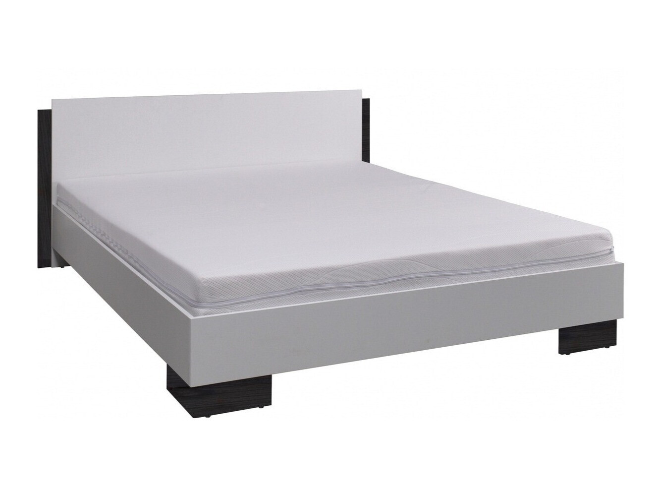 Lit Murrieta 110 (Blanc + Noir brillant)