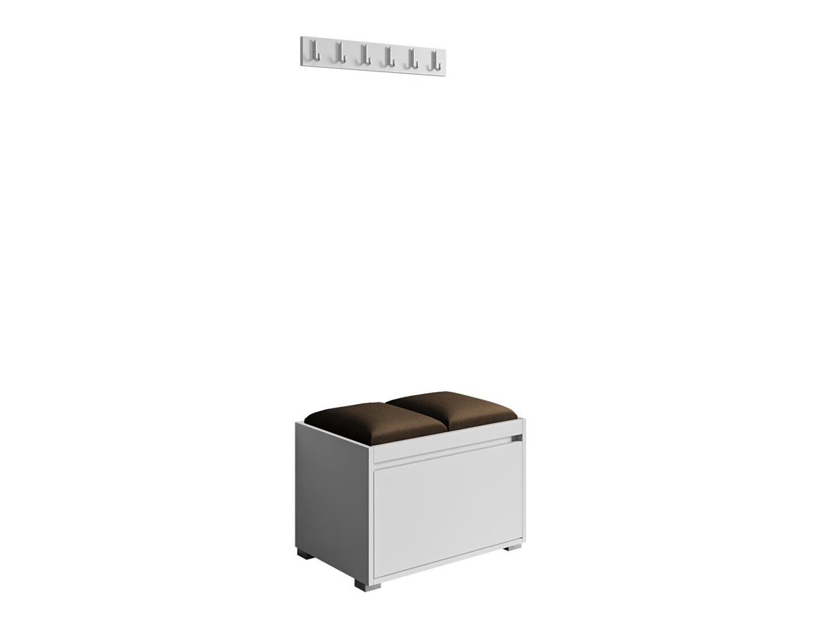 Meuble d'entrée Comfivo 394 (Blanc + Manila 04)