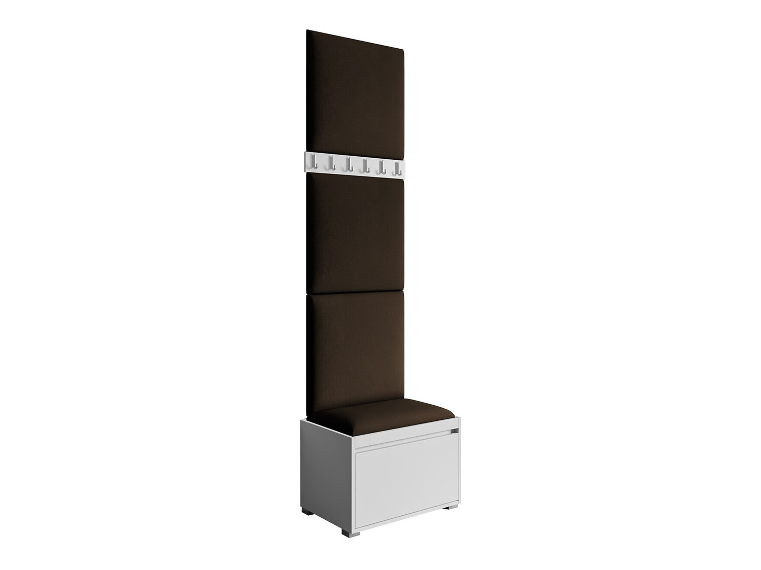 Meuble d'entrée Comfivo Pinus IX (Blanc + Manila 04)