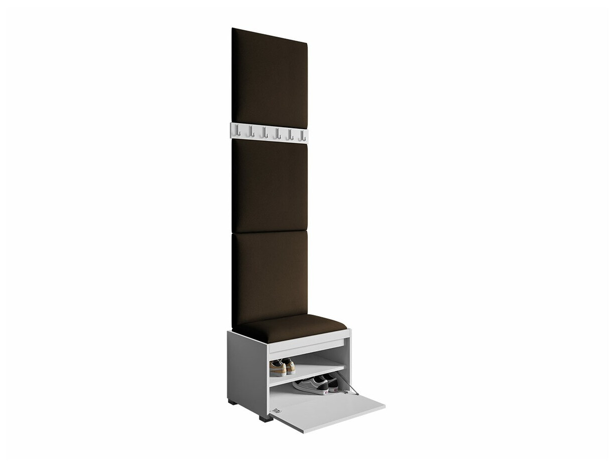Meuble d'entrée Comfivo Pinus IX (Blanc + Manila 04)
