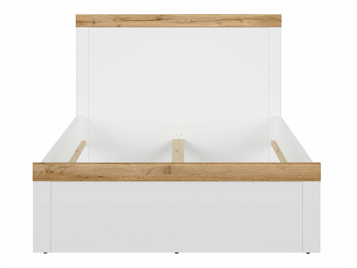 Lit Sonsoru 115 (Blanc + Blanc brillant + Chêne wotan)