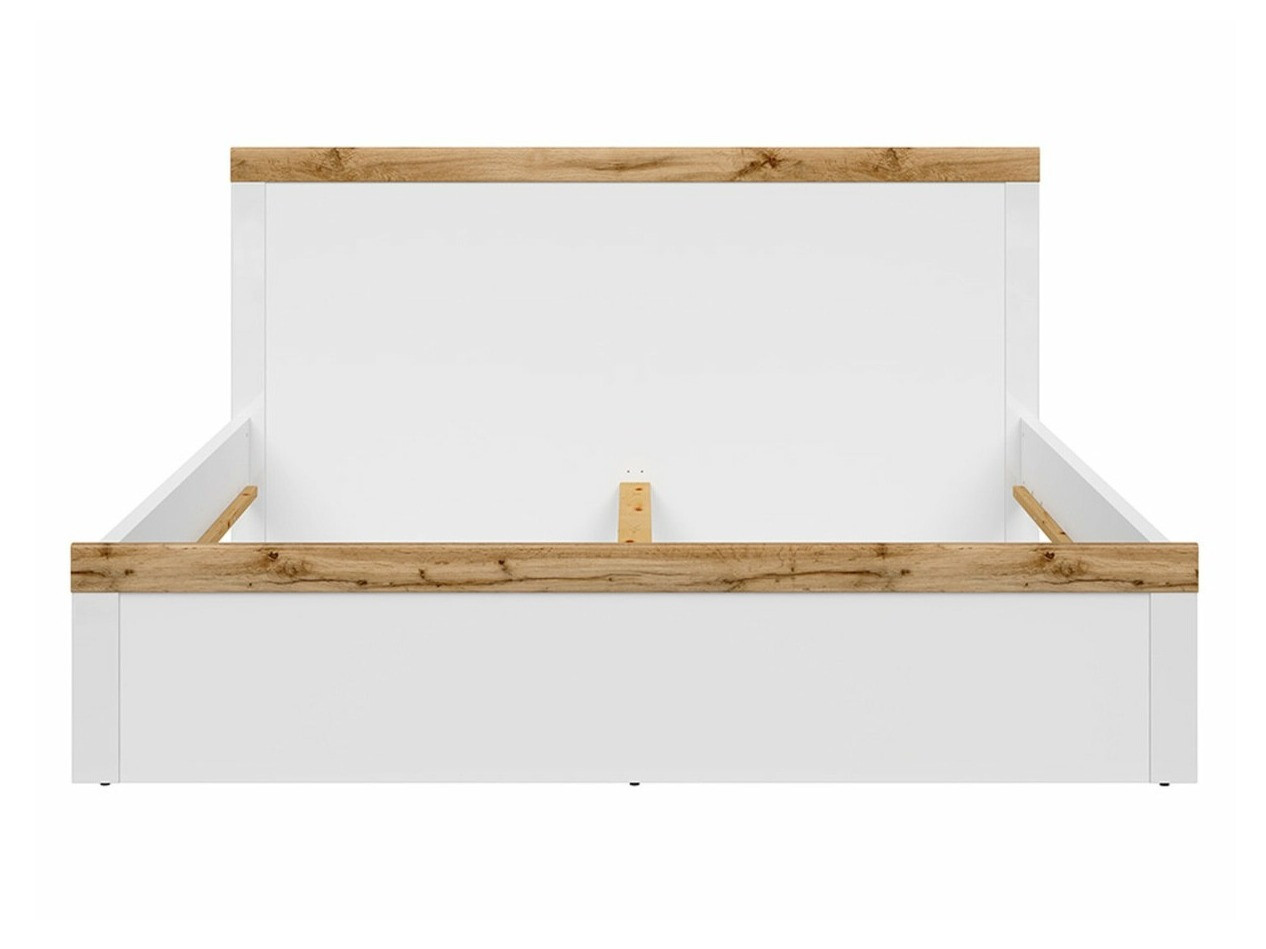 Lit Sonsoru 115 (Blanc + Blanc brillant + Chêne wotan)