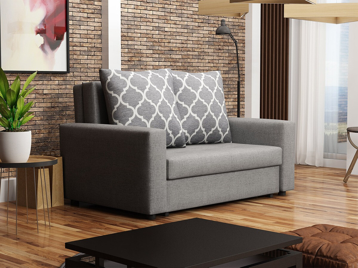 Canapé convertible Columbus 118 (Malmo 90 + Bella 592)