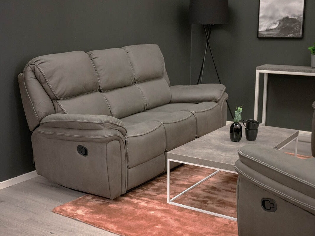 Canapé inclinable Dallas 4724 (Gris)