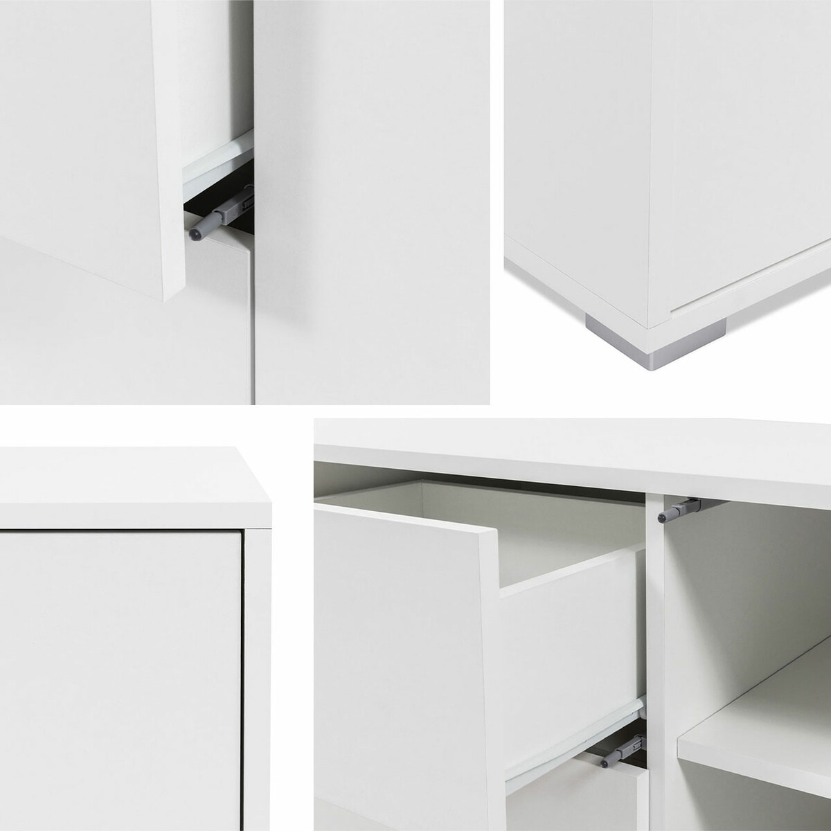 Commode Comfivo Tutela I (Blanc + Mat blanc)