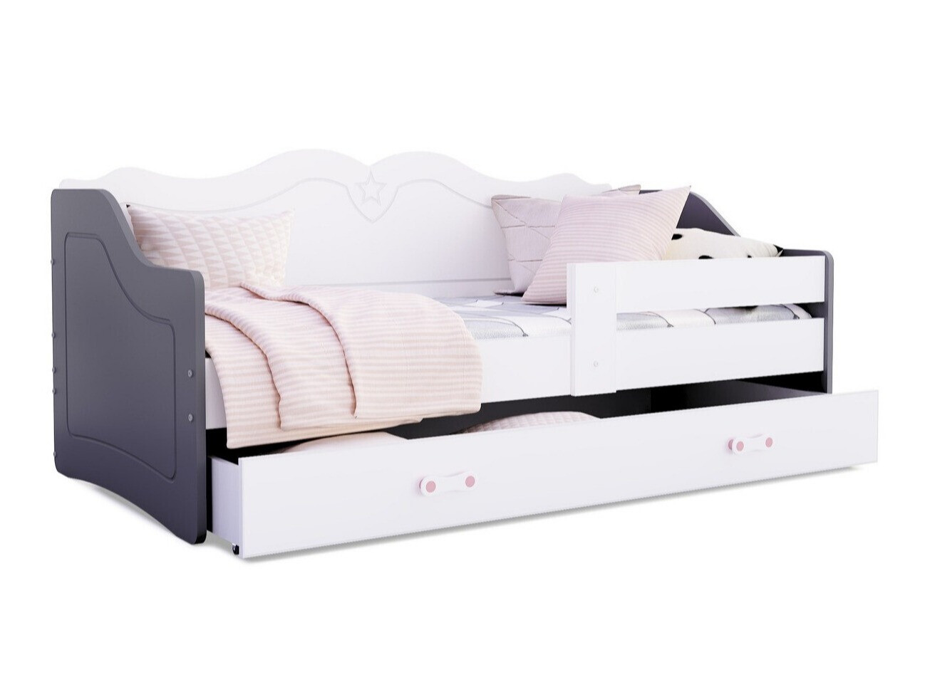 Lit Aurora 148 (Blanc + Gris)