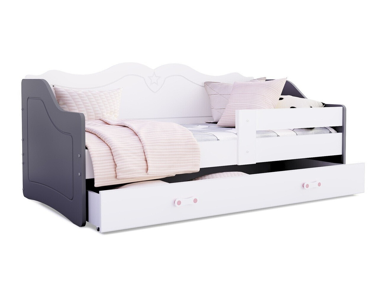 Lit Aurora 148 (Blanc + Gris)