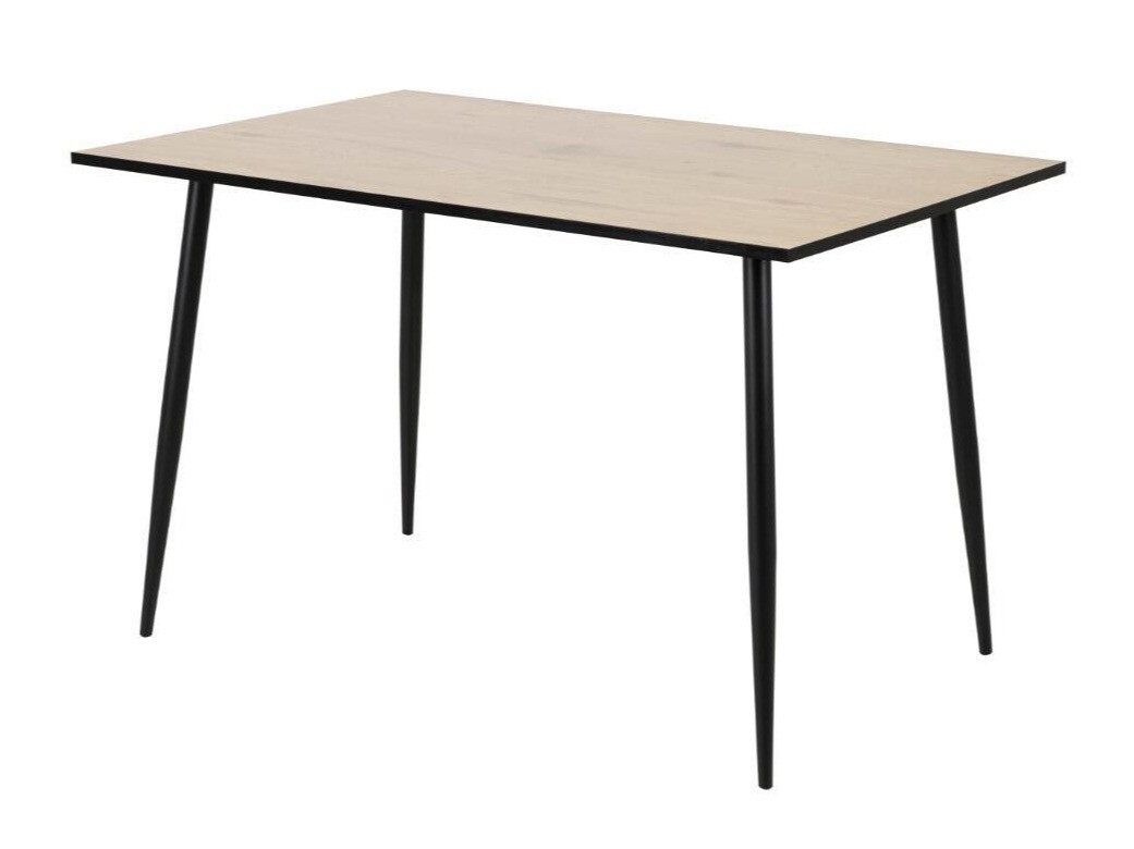 Table Norsica 289 (Chêne blanchi + Noir)