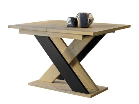 Table Goodyear 117 (Chêne Artisan + Noir)