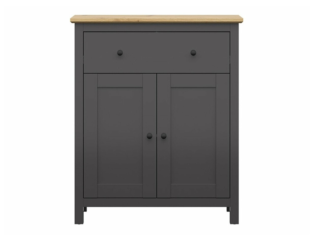 Commode Sordoro 126 (Graphite + Chêne Artisan)