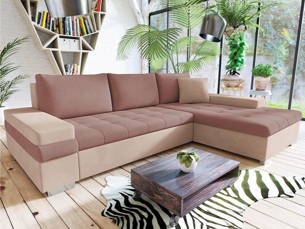 Canapé d'angle Comfivo Olivetum I (Uttario Velvet 2956 + Uttario Velvet 2955)