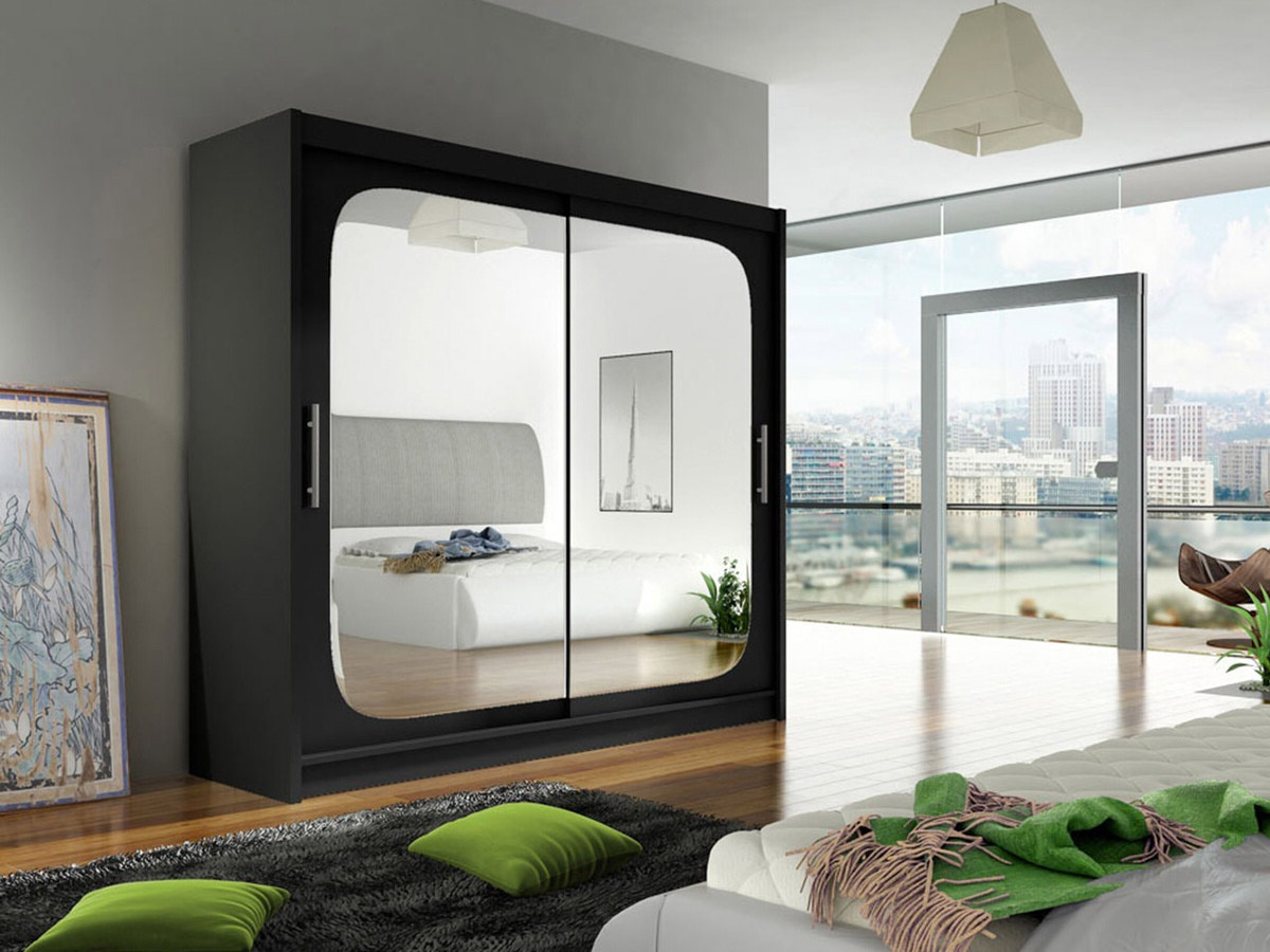 Armoire Closico Pallor VIII (Noir)