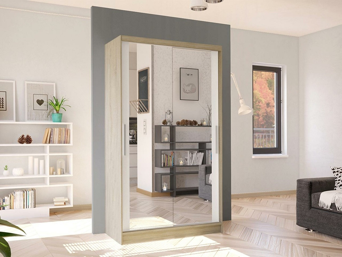 Armoire Closico Structor VII (Sonoma chêne + Blanc)