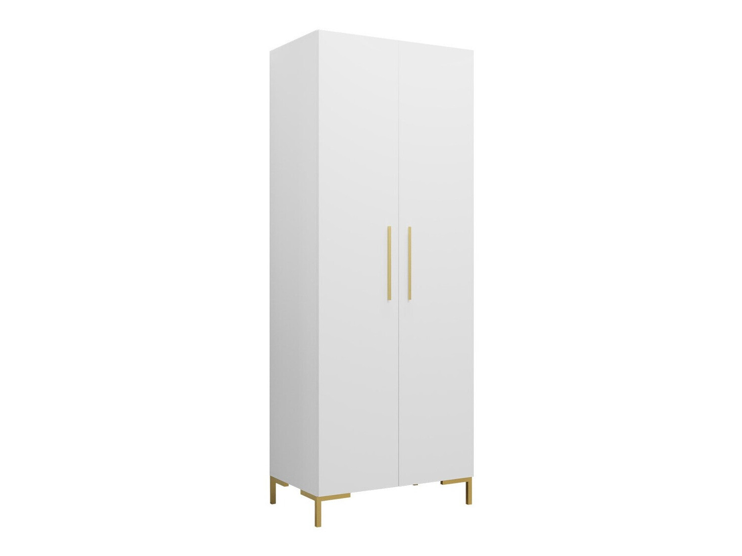 Armoire Nomal (Blanc + Doré)